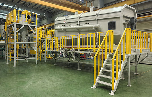 鋰電池熱解回收生產(chǎn)標準線