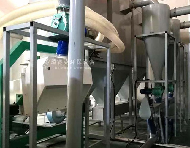 鋰電池回收設備做正負極材料的黑粉篩分工序完整機型